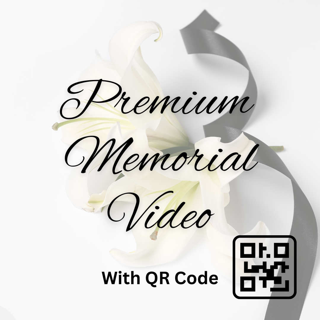 Premium Memorial Tribute + QR Code (60 Days Hosting)